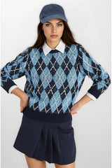 Navy Blue Women Sweater