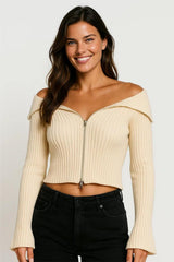 Beige Women Sweater