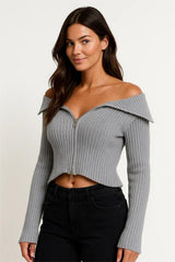 Grey Women Sweater