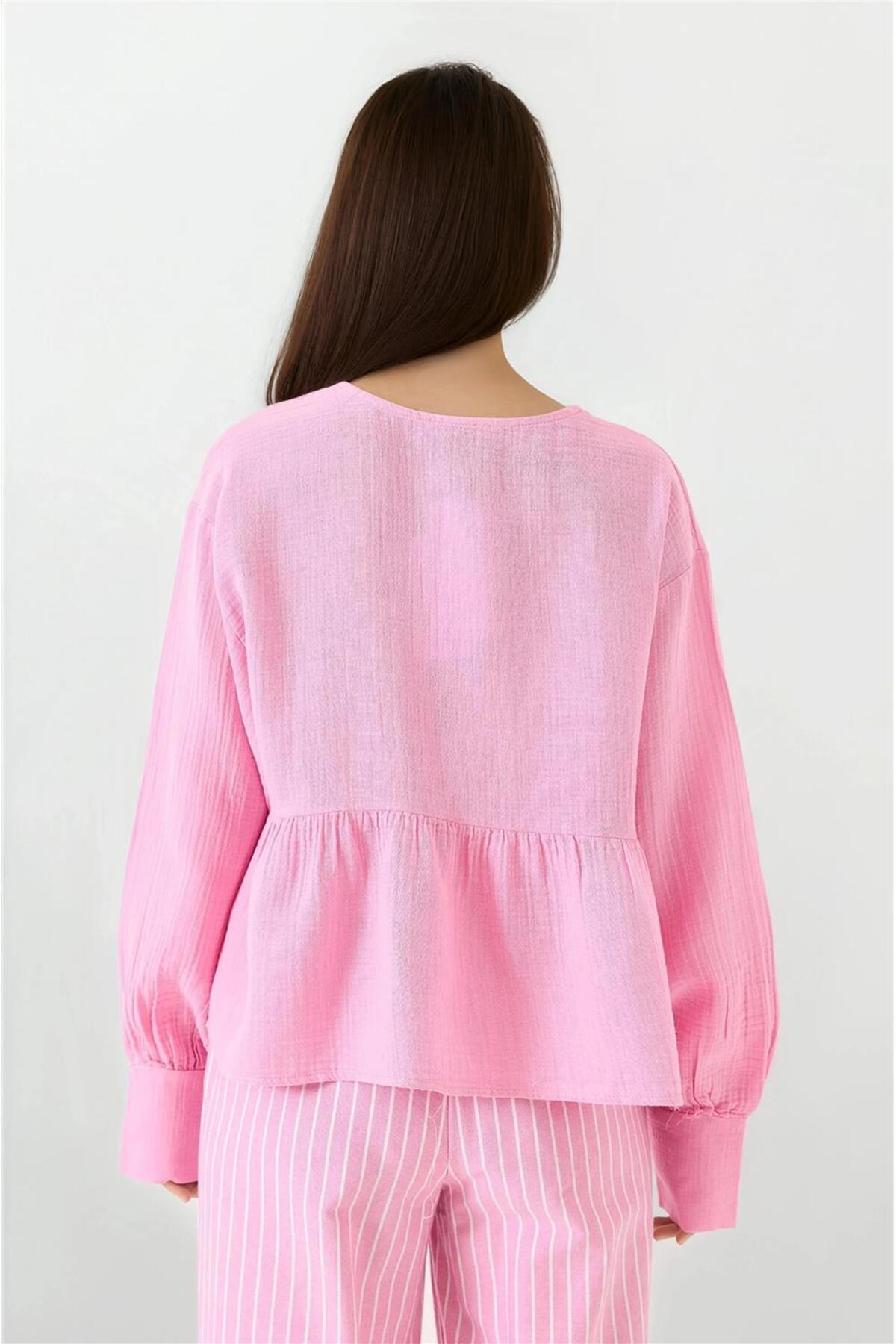 Candy Pink Women Blouse