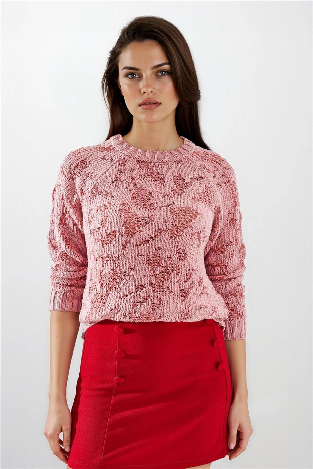 Pink Women Sweater