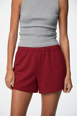 Red Women Shorts