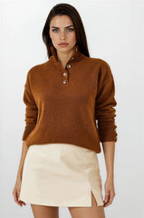 Bitter Brown Women Sweater