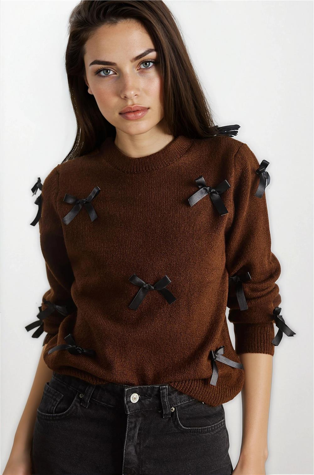 Bitter Brown Women Sweater