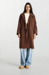Bitter Brown Women Trench Coat