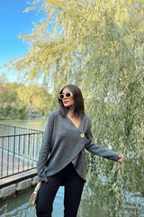 Anthracite Women Cardigan