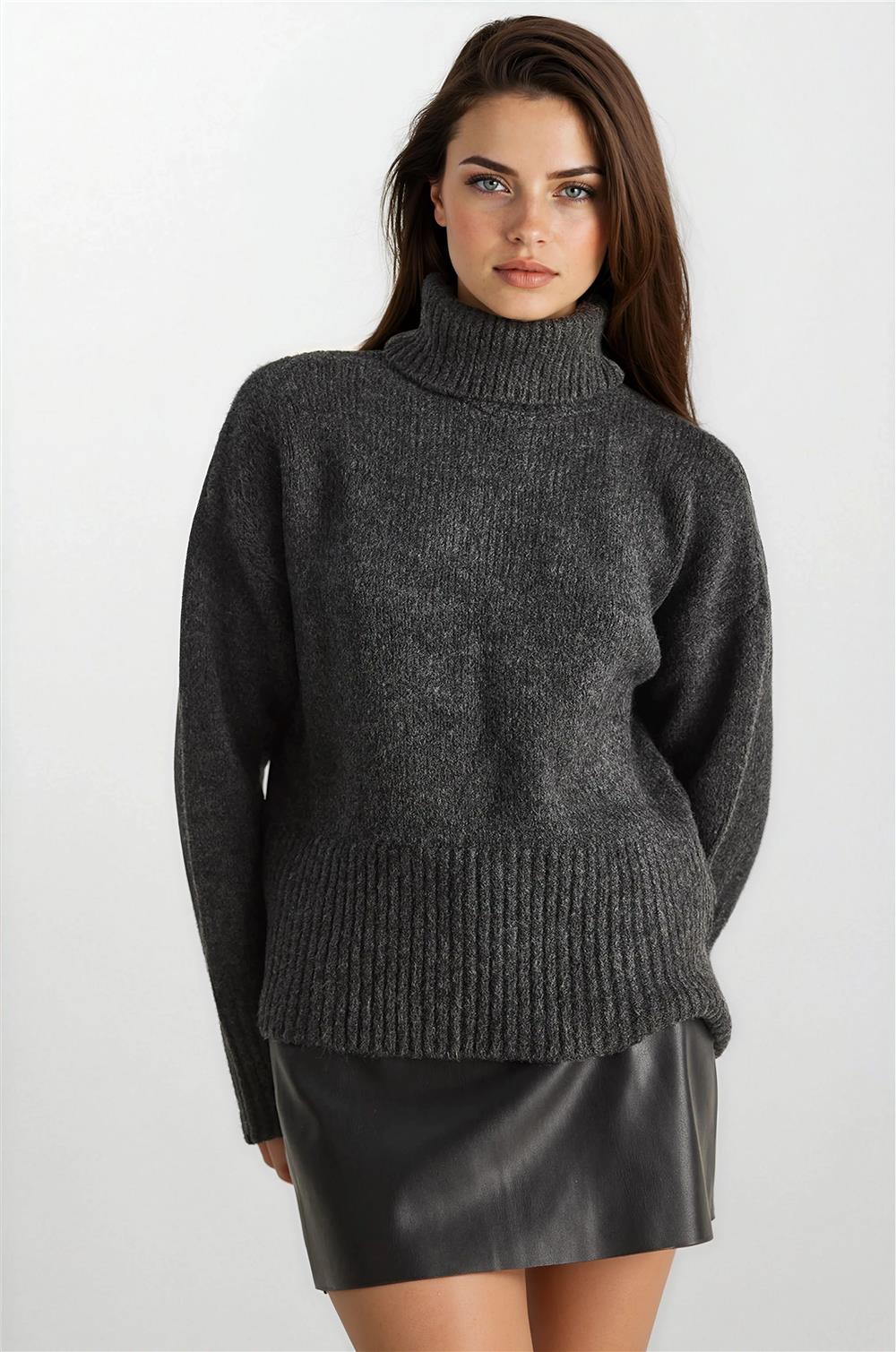 Anthracite Women Sweater