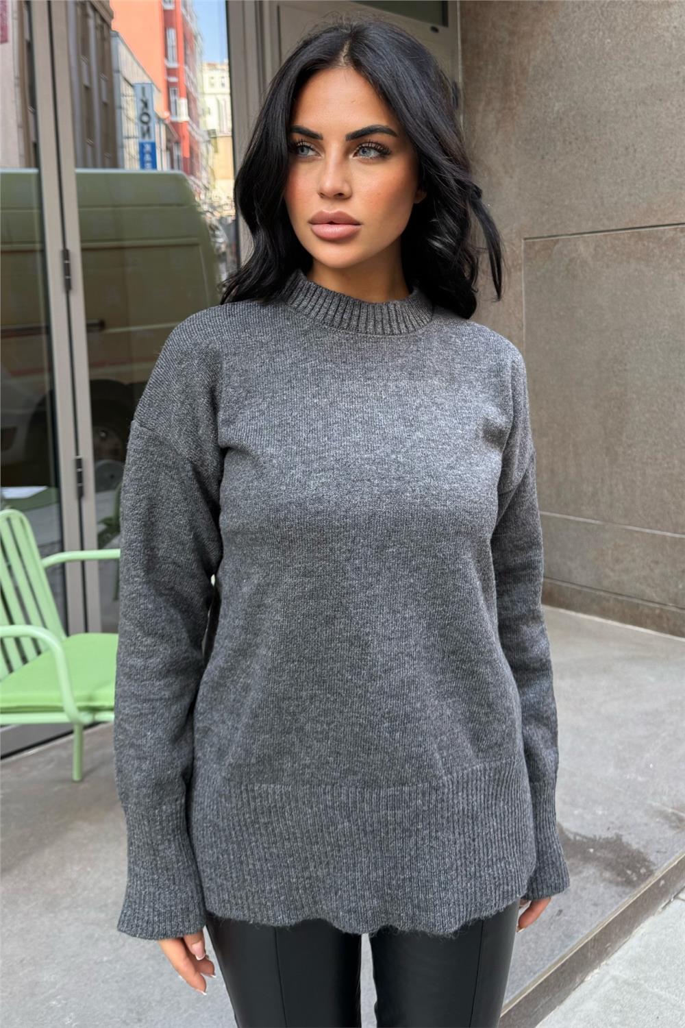 Anthracite Women Sweater