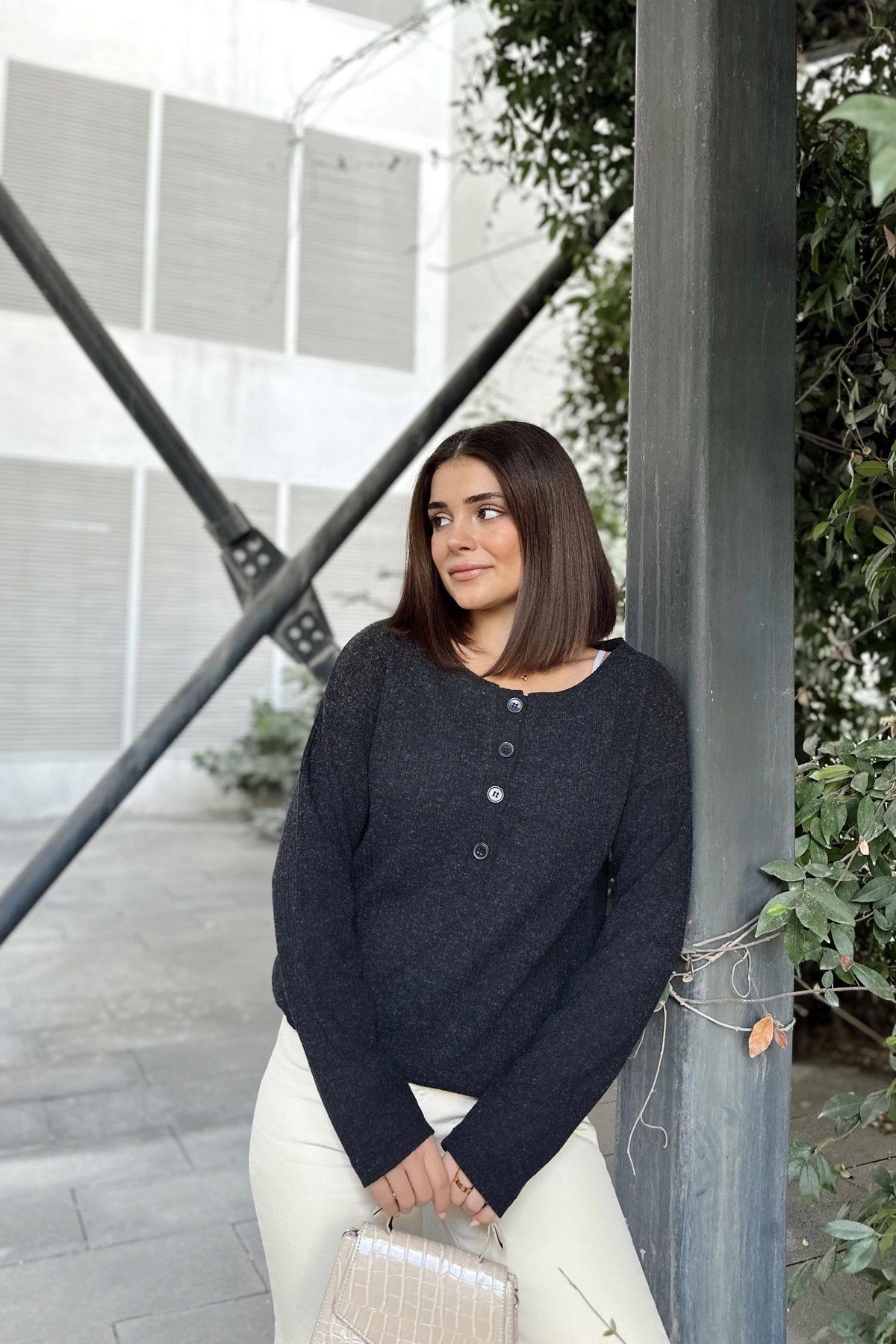 Anthracite Women Sweater