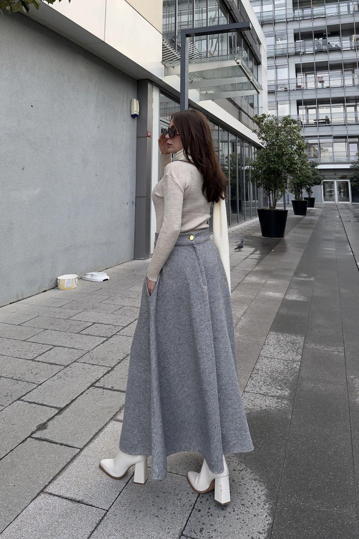 Anthracite Women Skirt