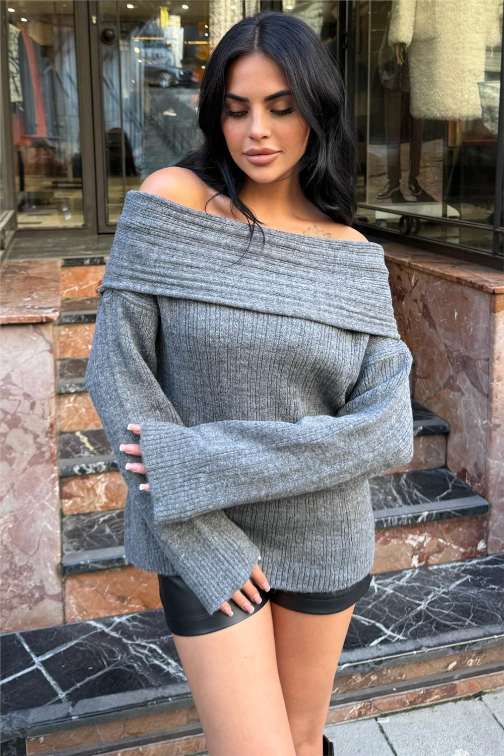 Anthracite Women Sweater