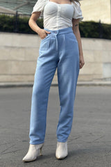 Blue Women Pants