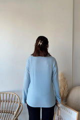 Baby Blue Women Blouse