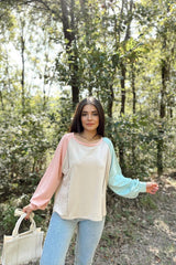 Beige Women Sweatshirt