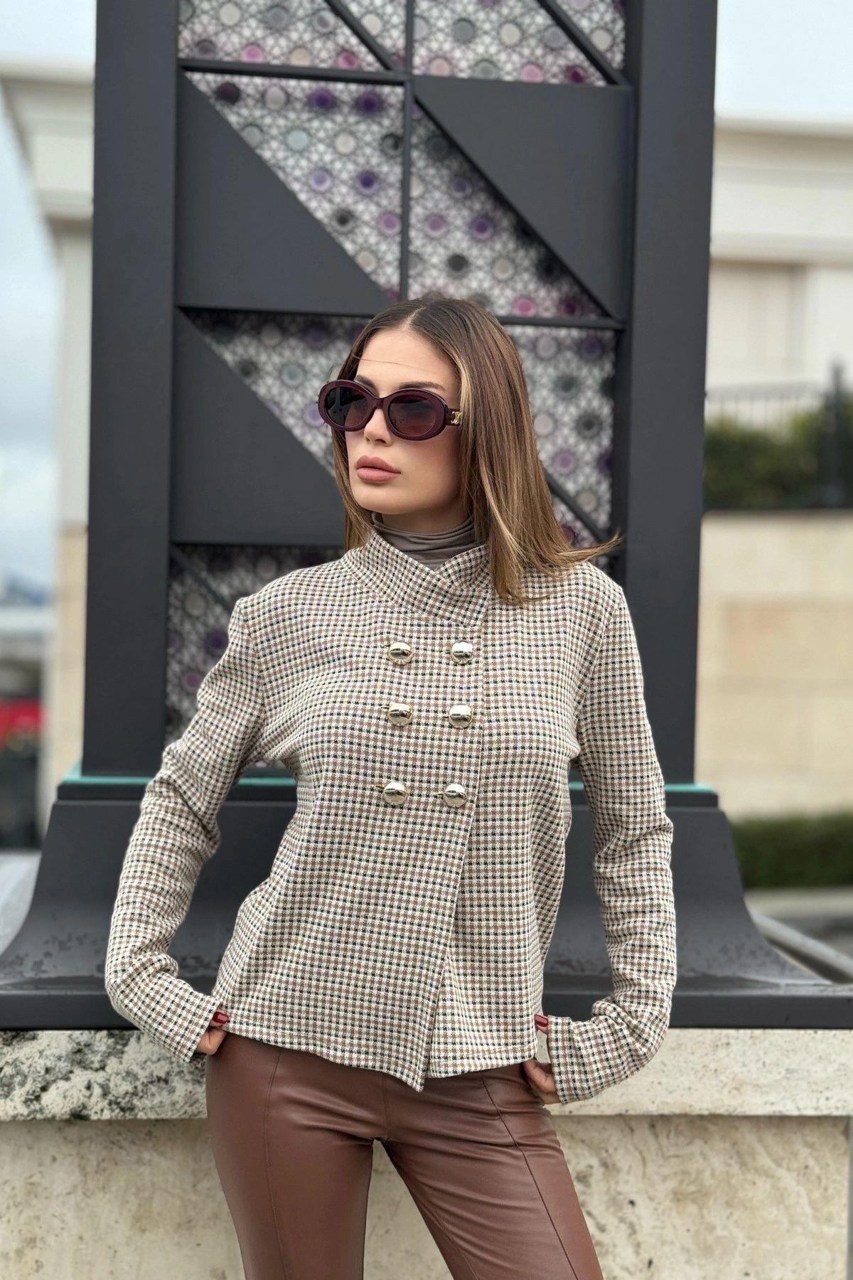 Plaid Women Jacket