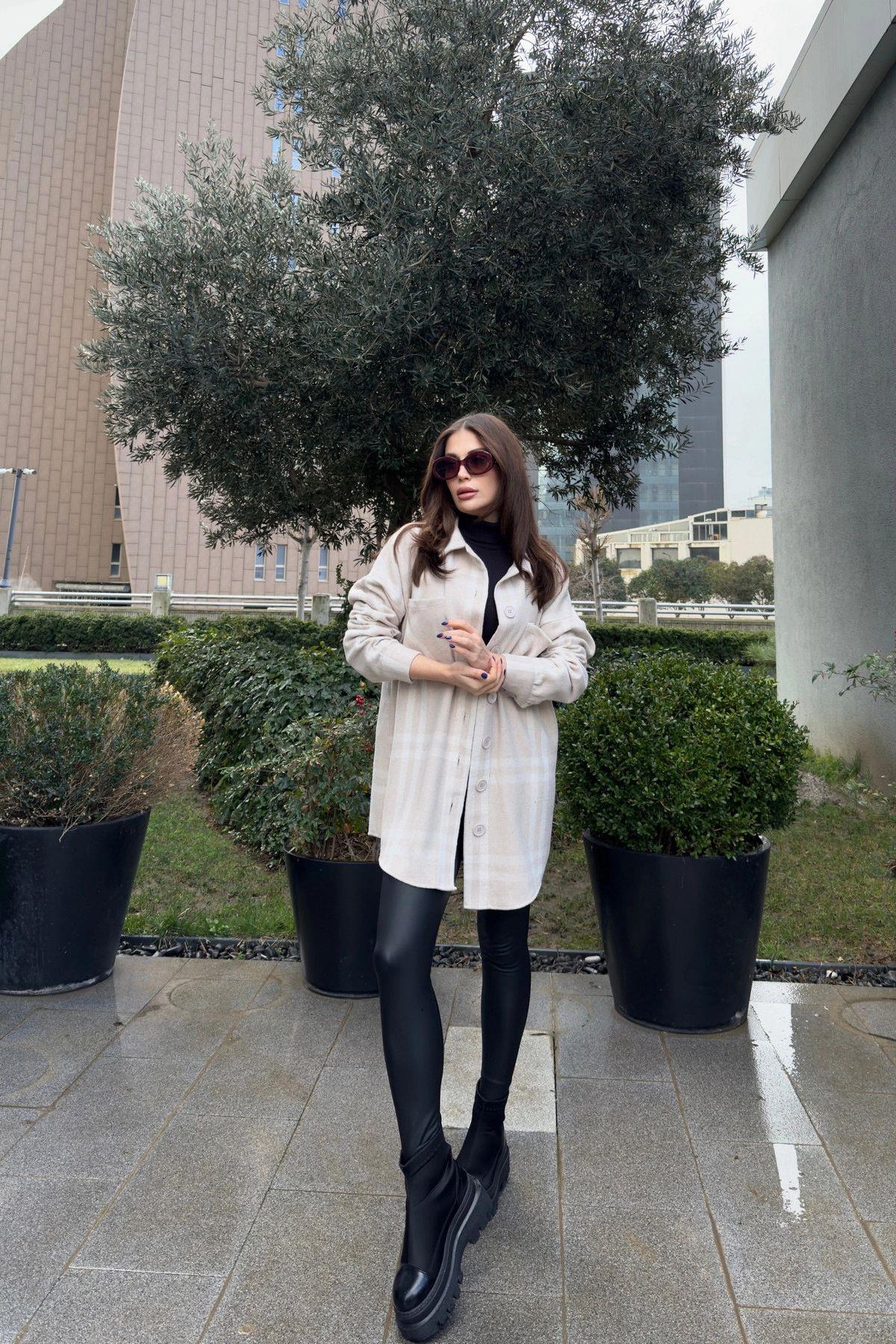 Beige Women Shirt