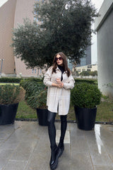 Beige Women Shirt