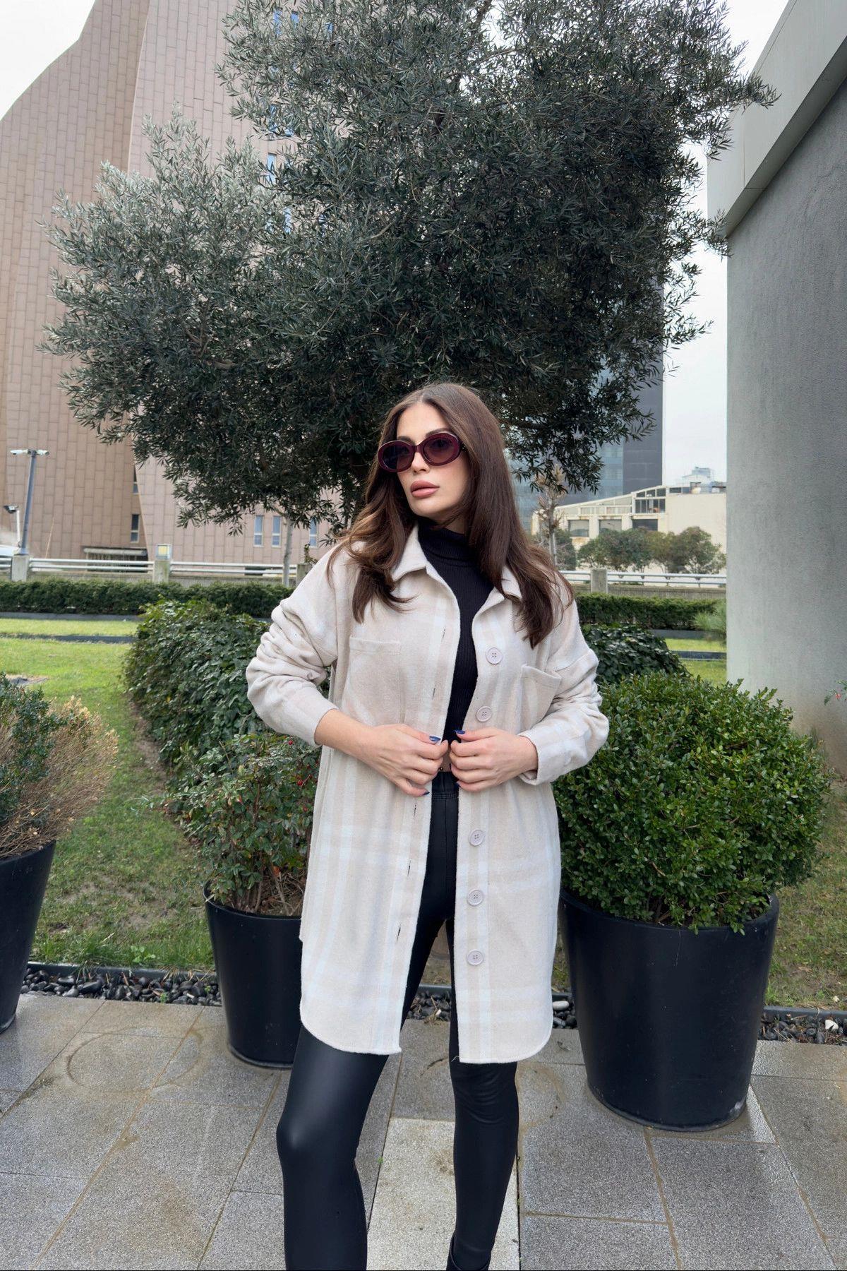 Beige Women Shirt