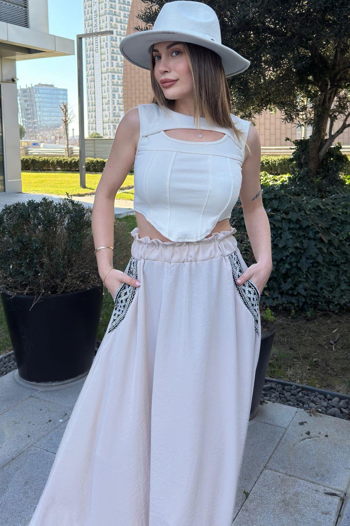 Stone Women Skirt