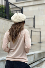 Beige Women Blouse