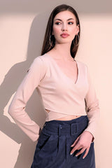 Beige Women Blouse