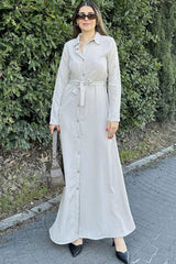 Beige Women Dress