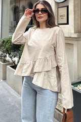 Beige Women Blouse