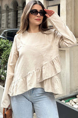 Beige Women Blouse