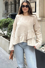 Beige Women Blouse