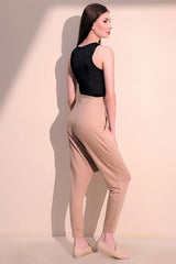 Beige Women Pants