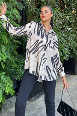 Beige Women Shirt