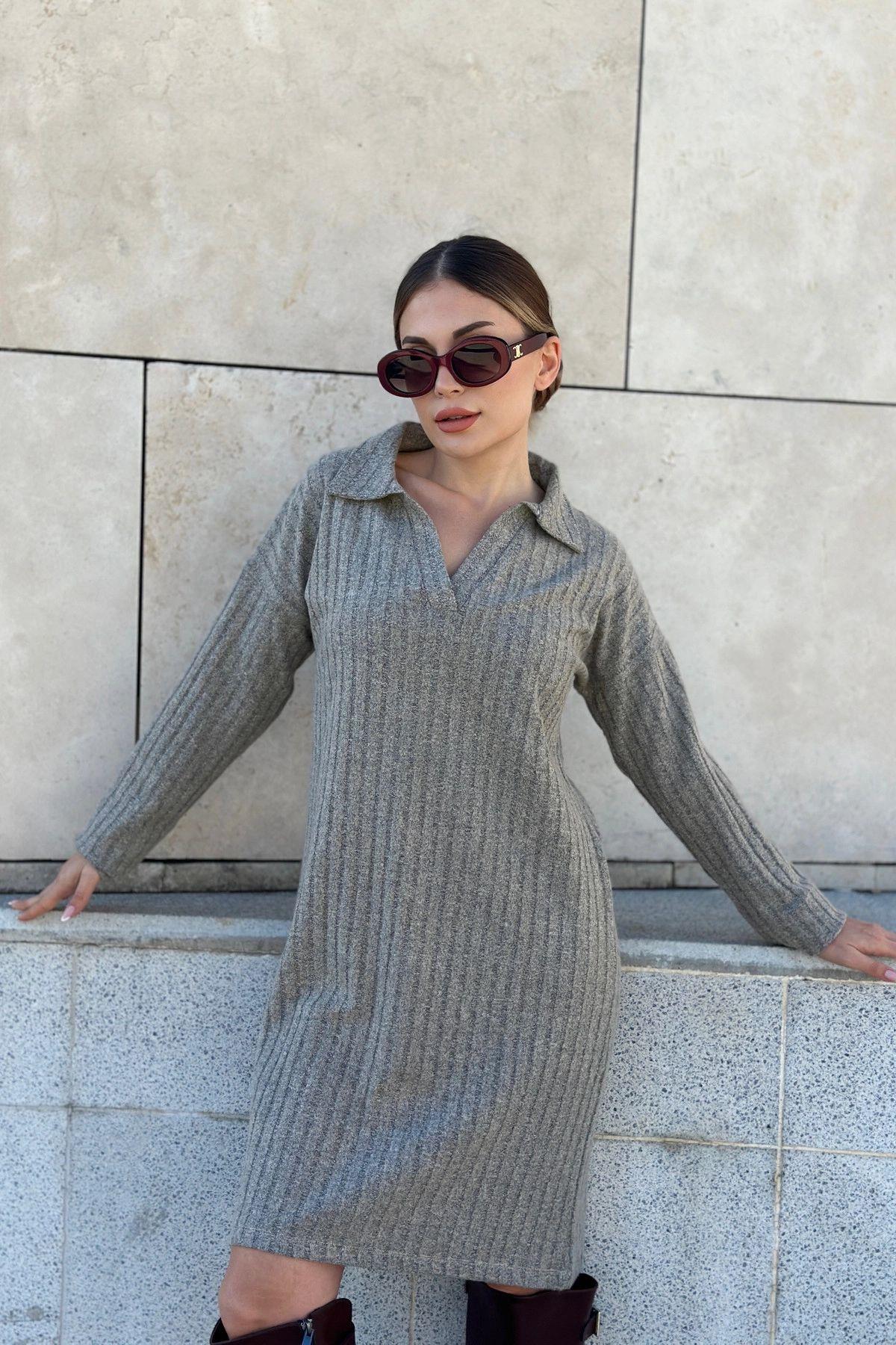 Beige Women Dress