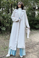 Stone Women Trench Coat