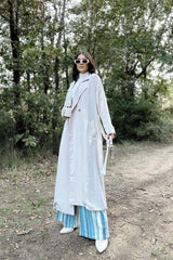 Stone Women Trench Coat