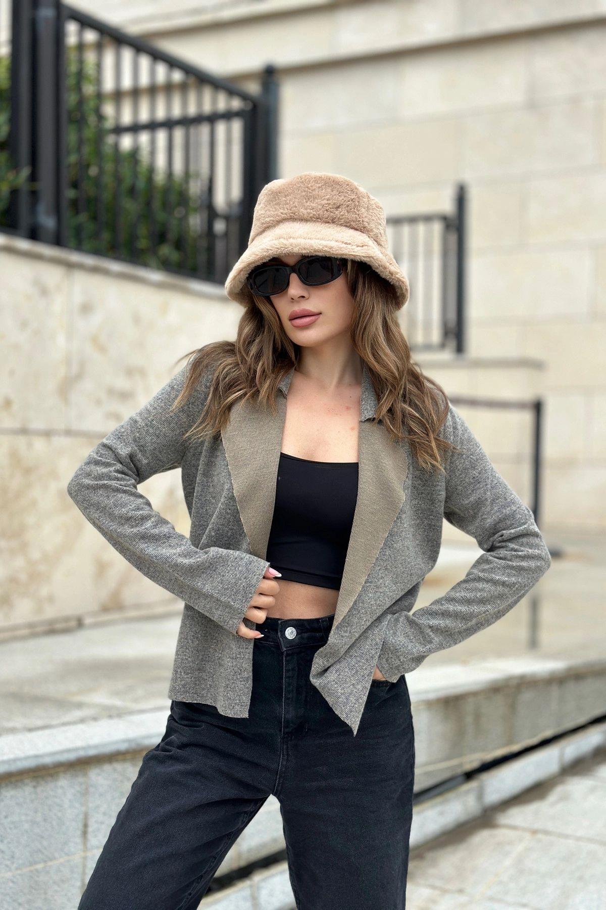 Beige Women Jacket