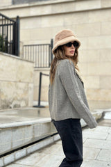 Beige Women Jacket