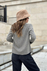 Beige Women Jacket