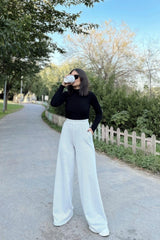 White Women Pants