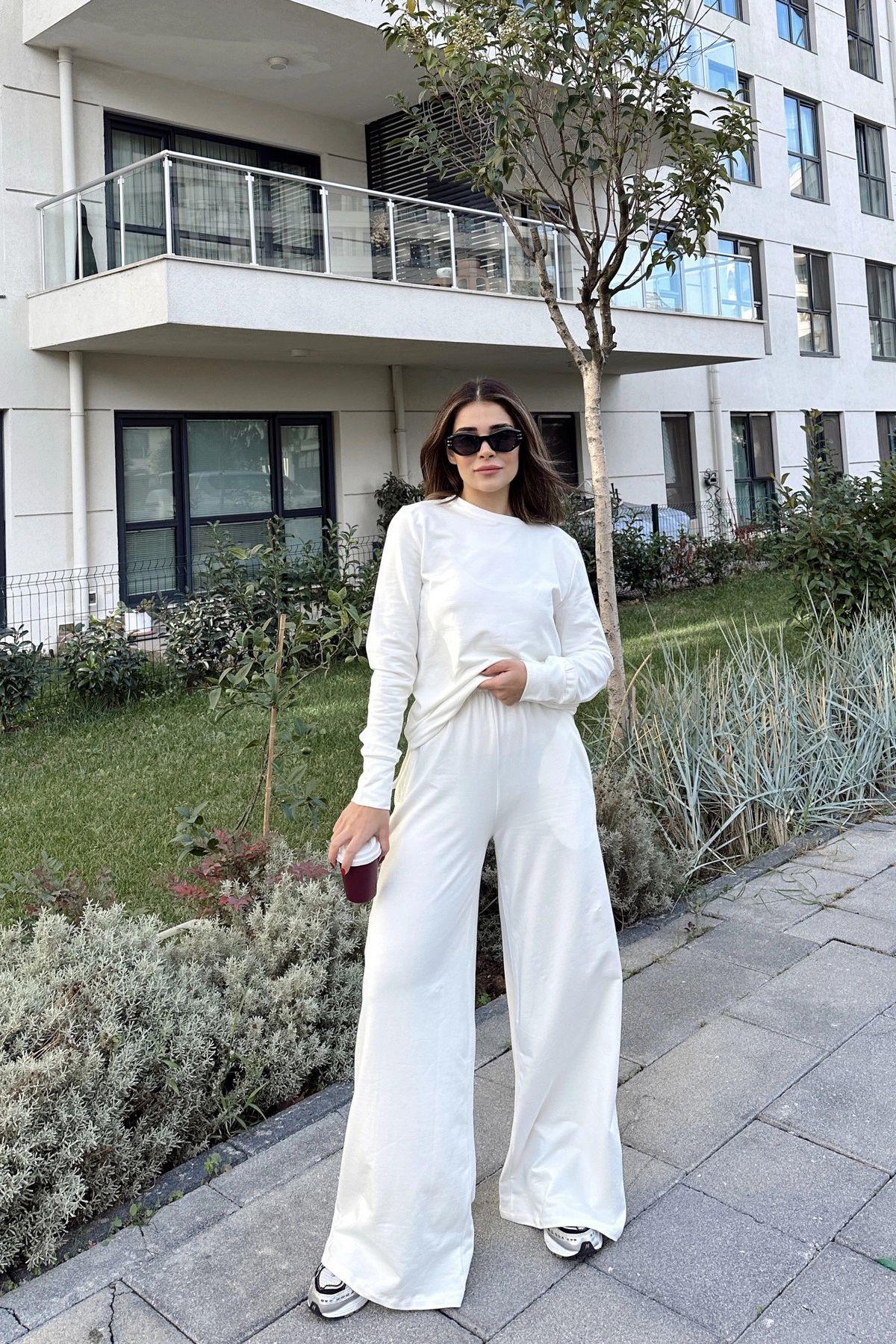 White Women Two-Piece Set