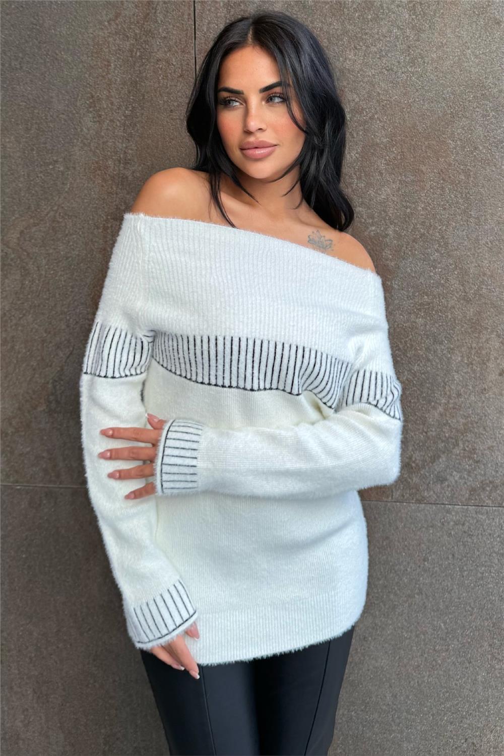 White Women Sweater