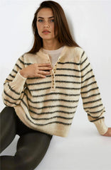 White & Black Women Sweater