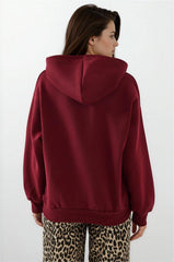 Burgundy Women Sweatshirt