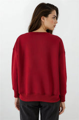 Burgundy Women Sweatshirt