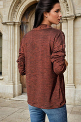 Burgundy Women Blouse