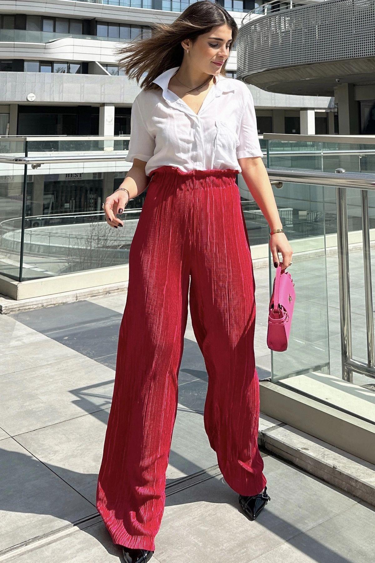 Fuchia Women Pants