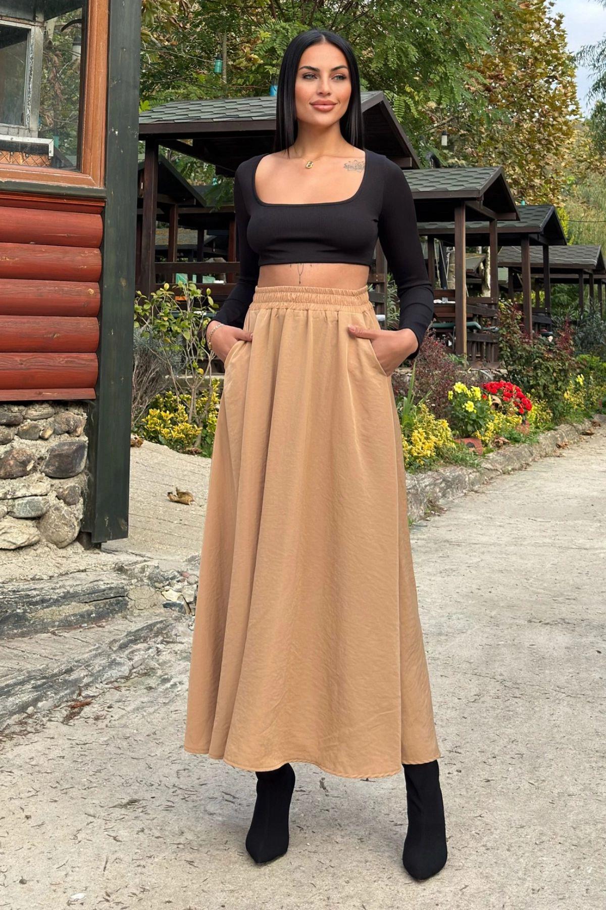 Caramel Women Skirt
