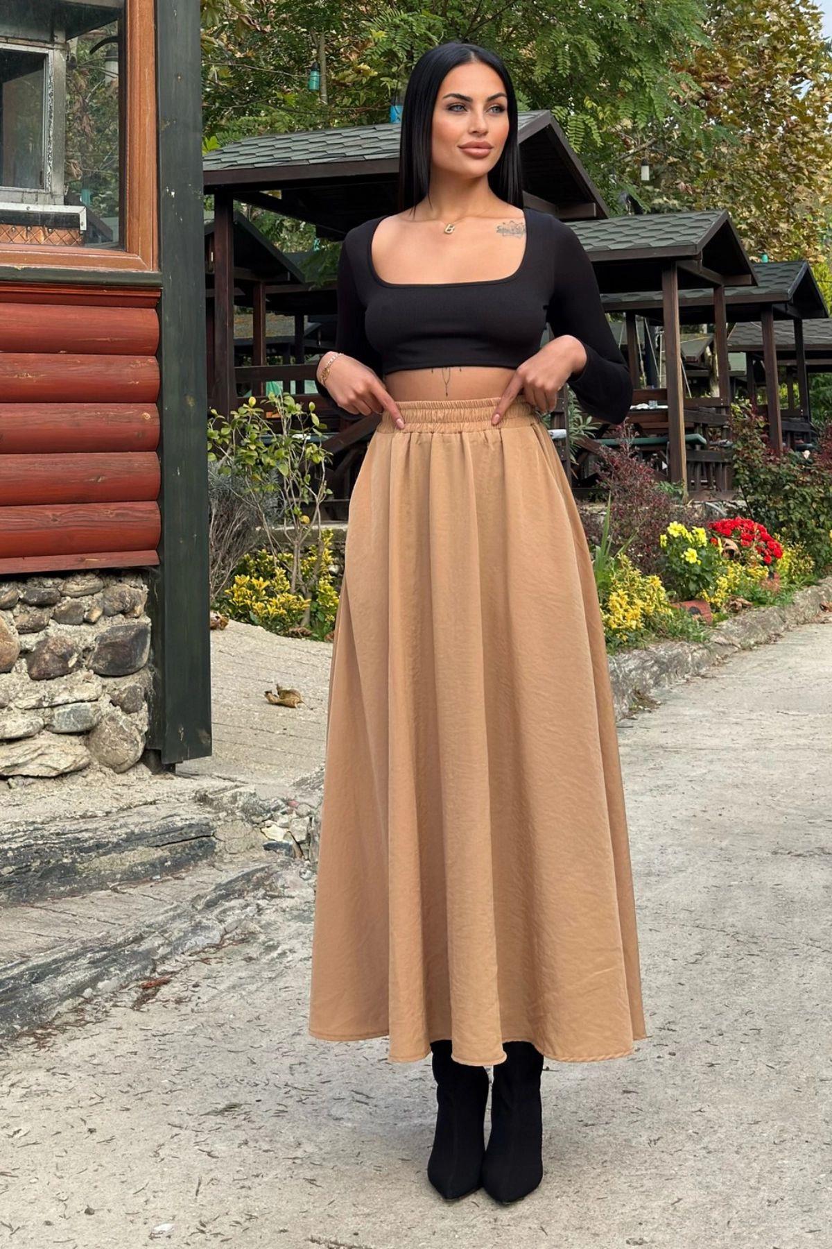 Caramel Women Skirt