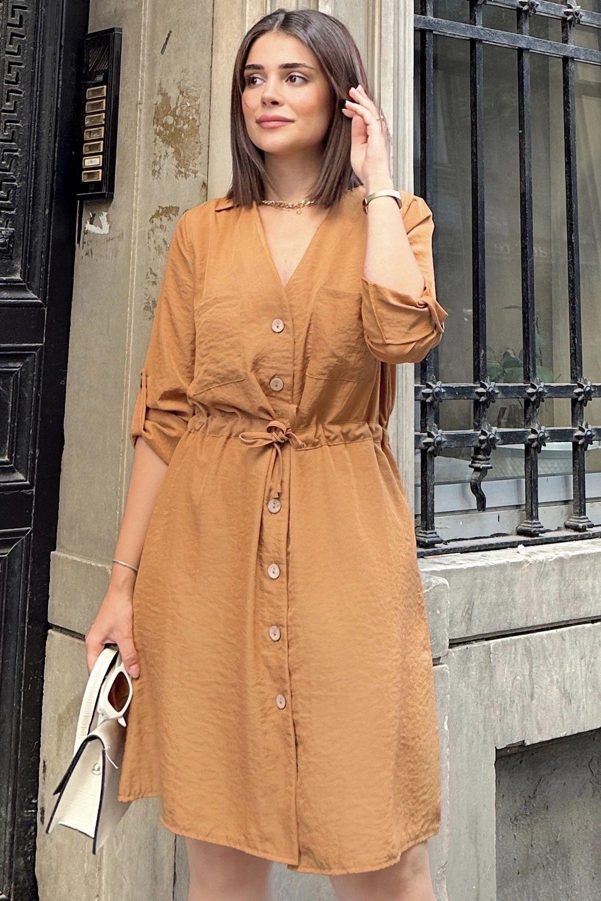 Caramel Women Dress