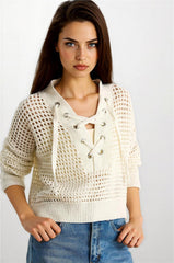 Ecru Women Sweater