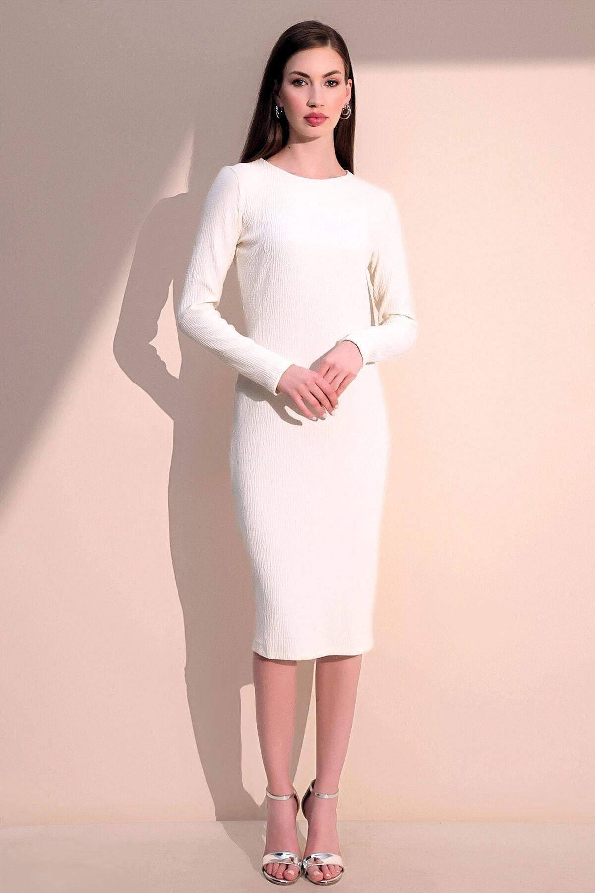 Ecru Women Dress